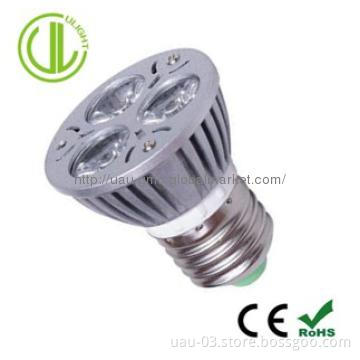 CE and Rohs E27 3W LED Spotlight ce